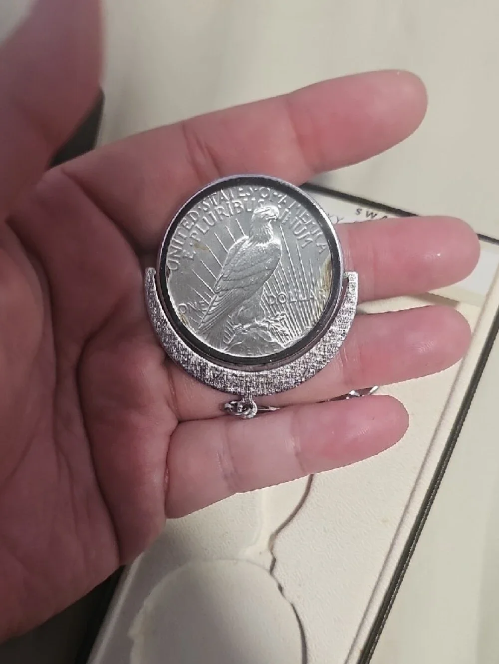 SWANK vintage keychain